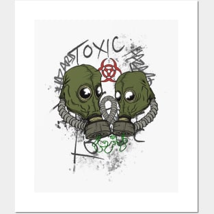 Toxic Biohazard Doomsday Couples Posters and Art